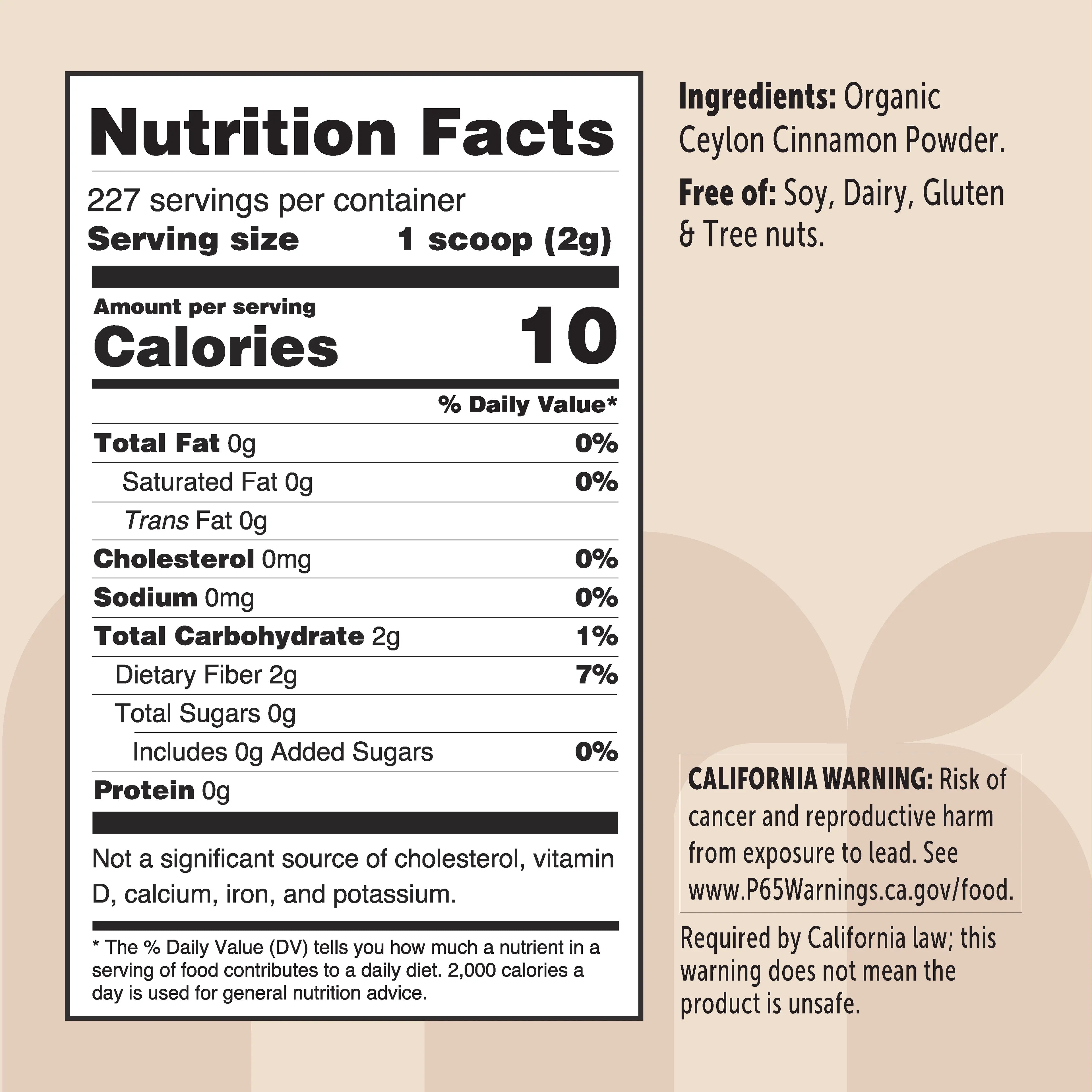 Organic Ceylon Cinnamon Powder